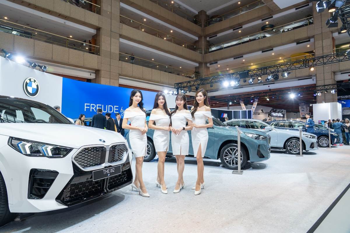 BMW展區同步展出共九款全新車型。（圖／林昱丞攝影）