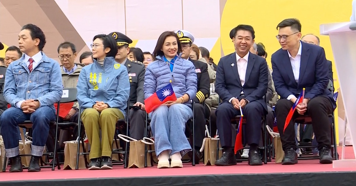 有意角逐大位的四名候選人全數到場，成為全場焦點。（圖／東森新聞）