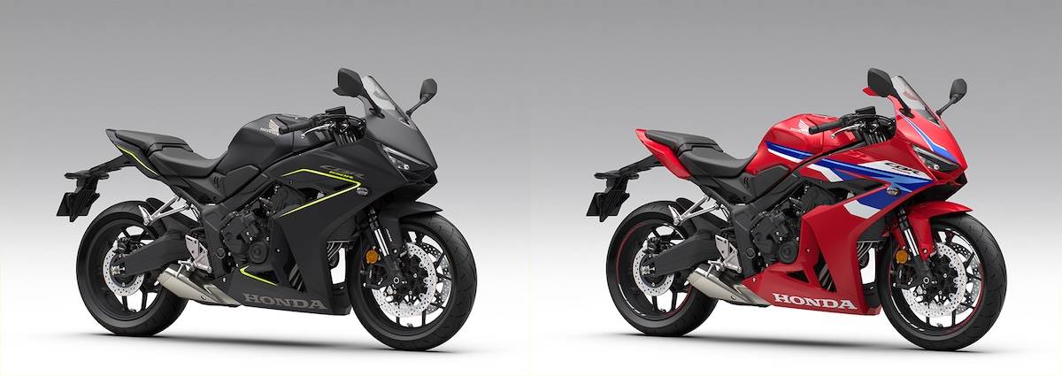 CBR650R E-Clutch GP紅（右）與消光黑。（圖／Honda Taiwan提供）
