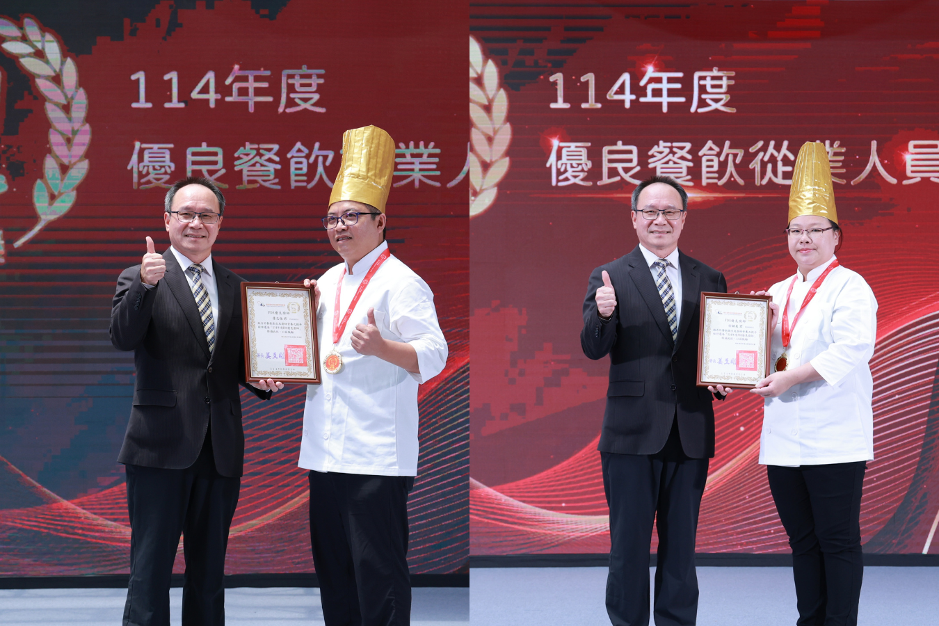 全台唯一四頂金帽獎雙主廚。（圖／業者提供）