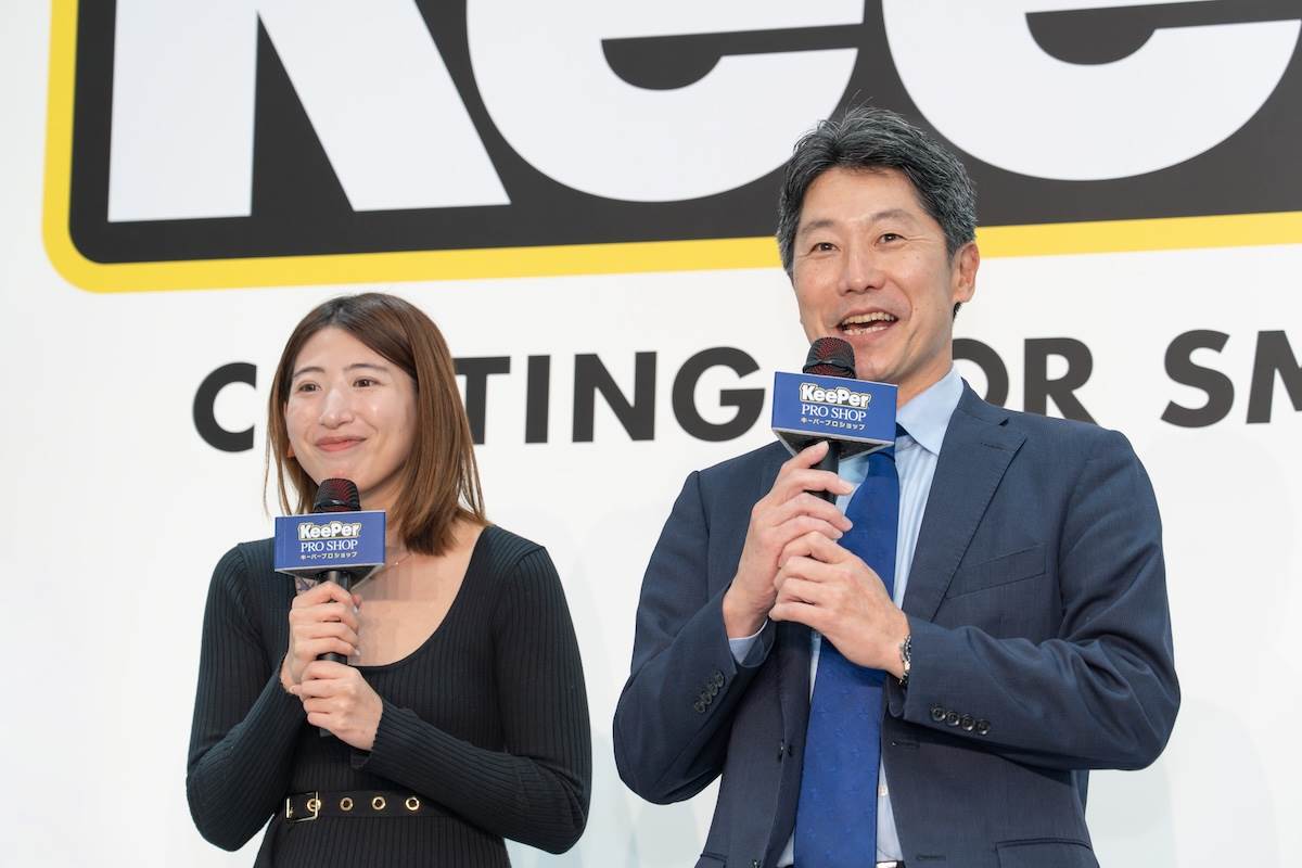KeePer日本總部社長賀來聡介（右）。（圖／林昱丞攝影）