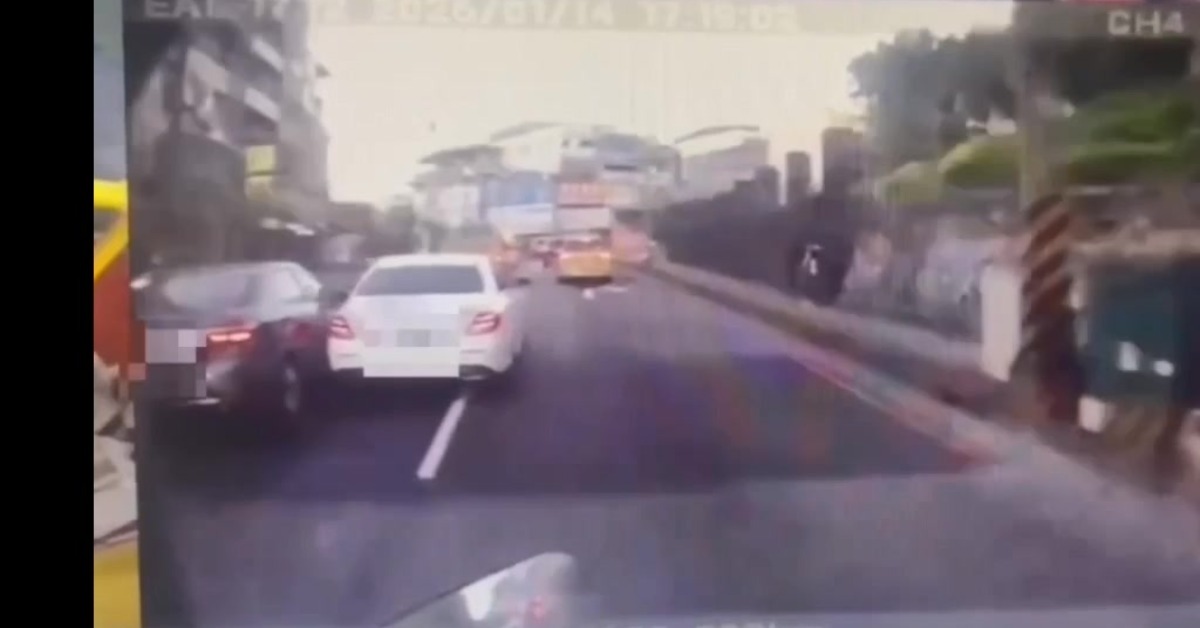 淡水男毒駕載妻小出門！2度擦撞轎車 遭警逮下場曝光