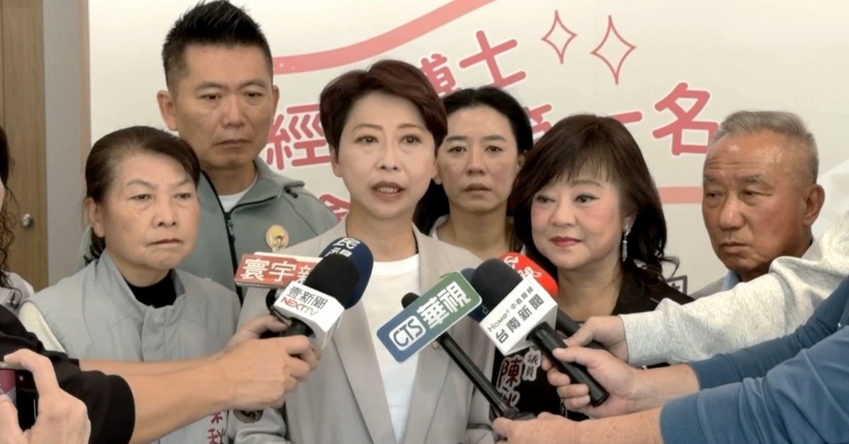 陳亭妃出線戰台南！民調贏林俊憲2% 對決謝龍介