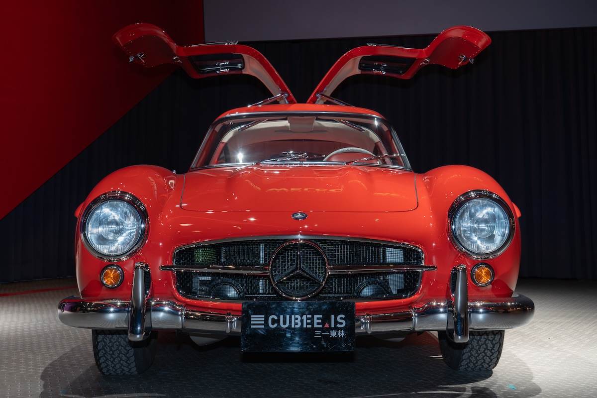 透過BRABUS Classic「六星級修復（6-Star Restoration）」後的1955 Mercedes-Benz 300SL Gullwing。（圖／林昱丞攝影）