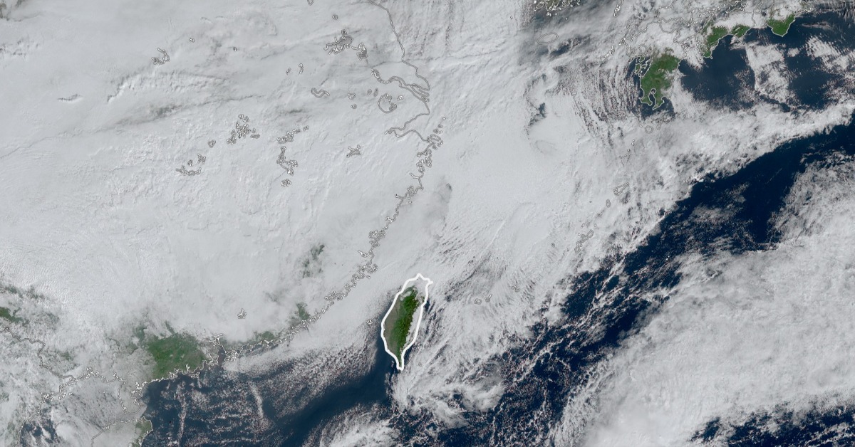 台灣上方一片白茫茫！專家示警：這時段氣溫驟降