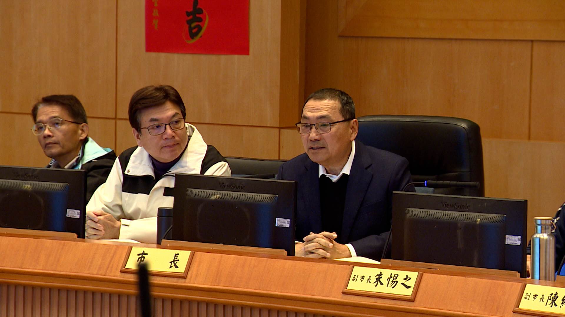 新北市長侯友宜表示,市府成立應援團支持參賽選手。(圖/東森新聞)