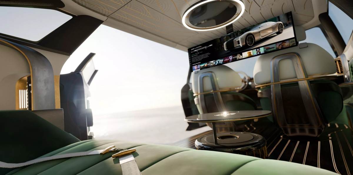 車內的所有顯示螢幕都被隱藏，僅有在需要時才會出現。（圖／Aznom提供）