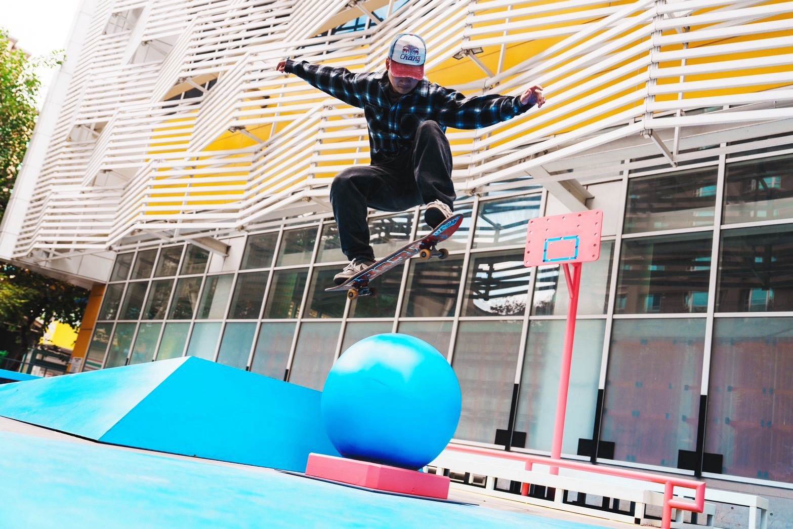 泰山運動中心讓滑板運動以專業安全且友善的方式進到運動中心場館