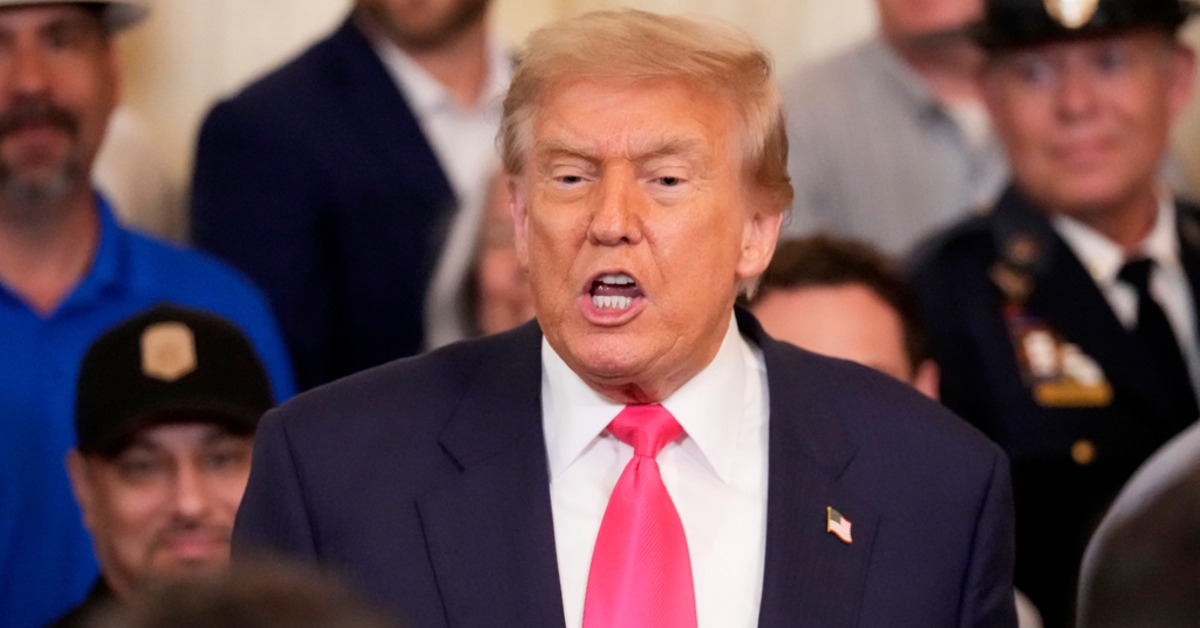 美國總統川普。（圖／美聯社）