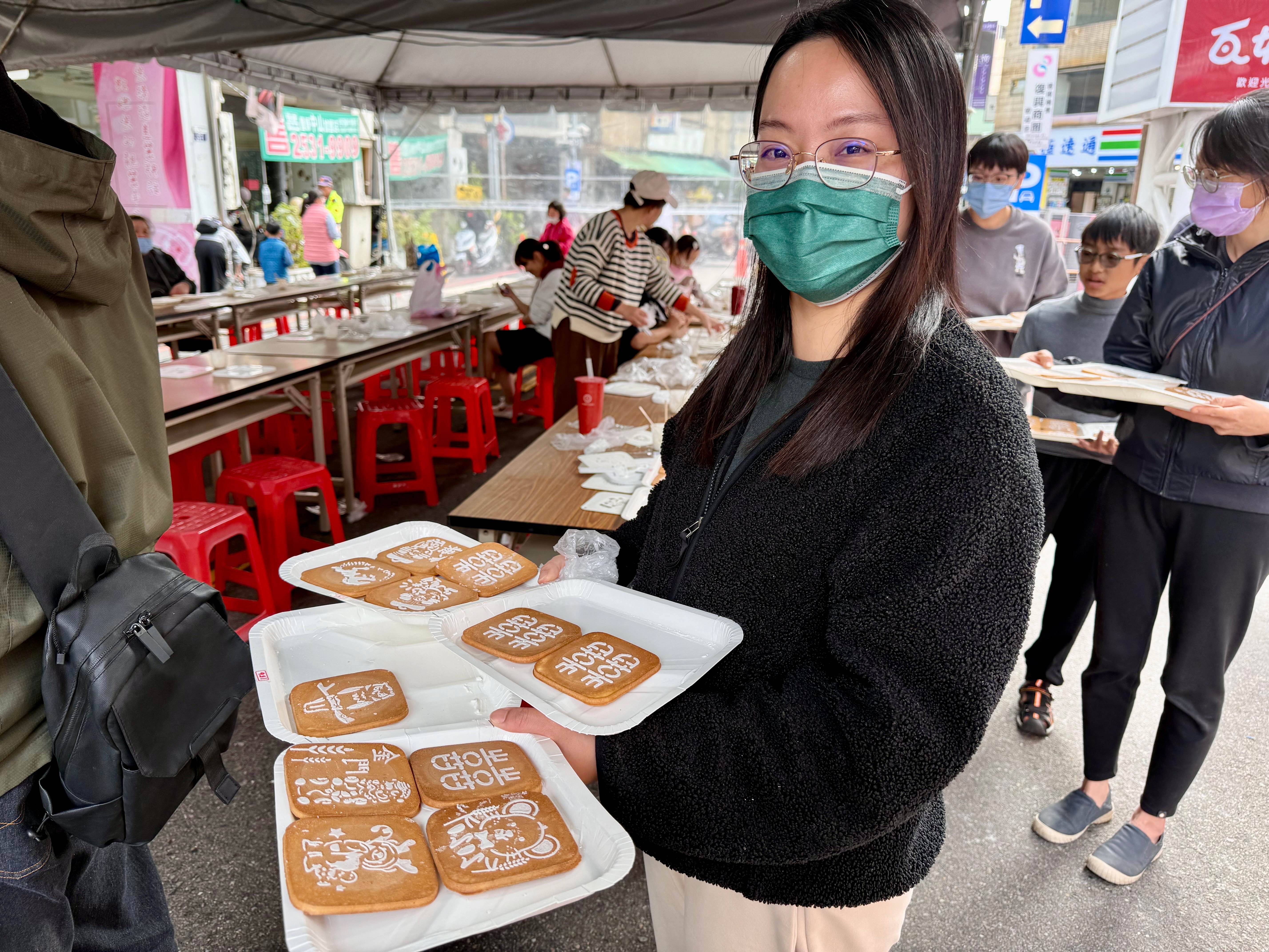 民眾體驗手作diy活動