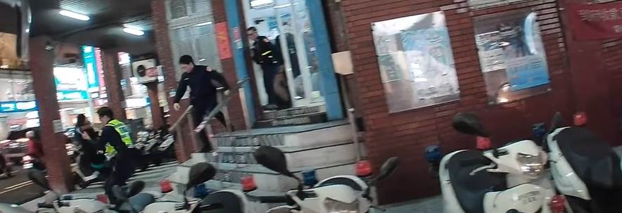 這起事件發生在2月3日晚間8點12分。（圖／翻攝自台南大小事臉書）