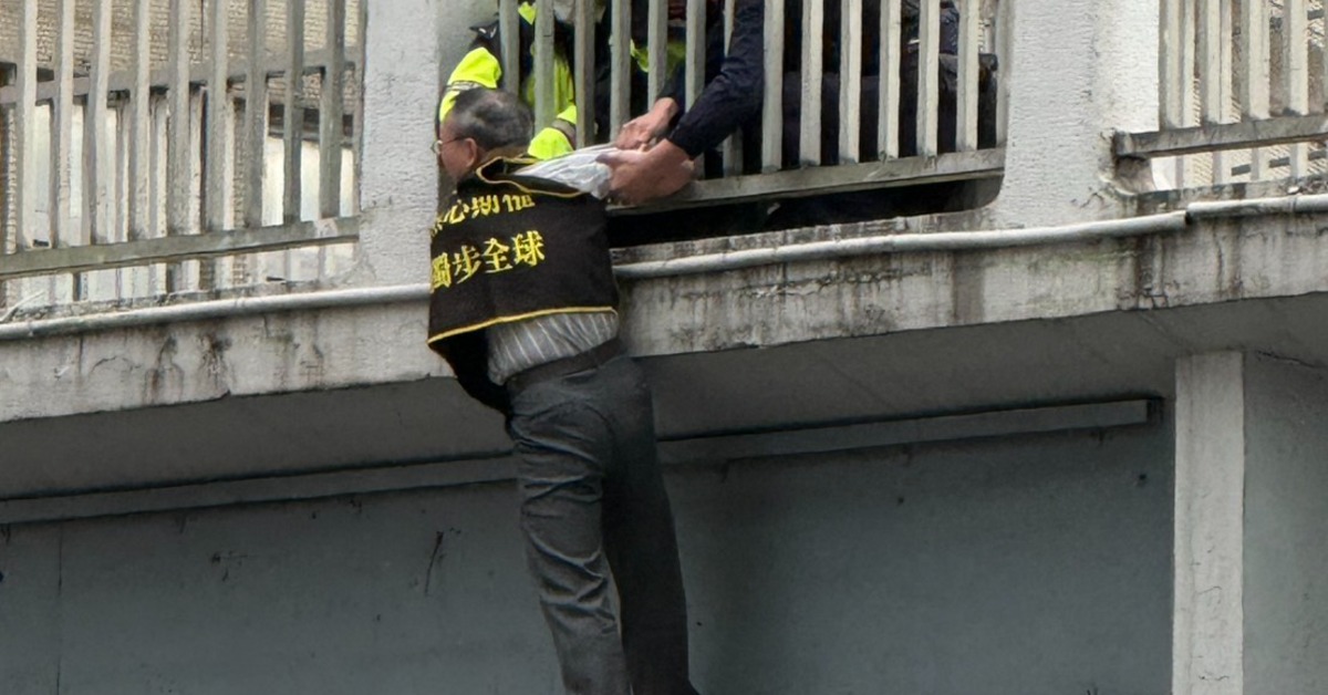 快訊／連兩天鬧輕生！陳國榮今早登天成飯店天橋 警急馳援