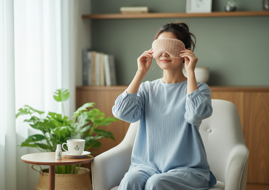 除了透過熱敷緩解，日常保養更是不能缺少。（圖／AI生成）