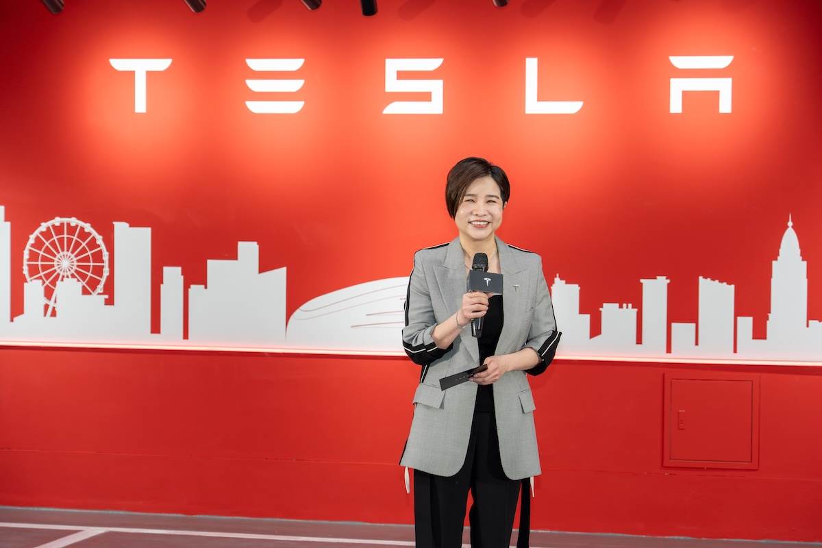 Tesla台灣總經理詹依宛。(圖/林昱丞攝影)