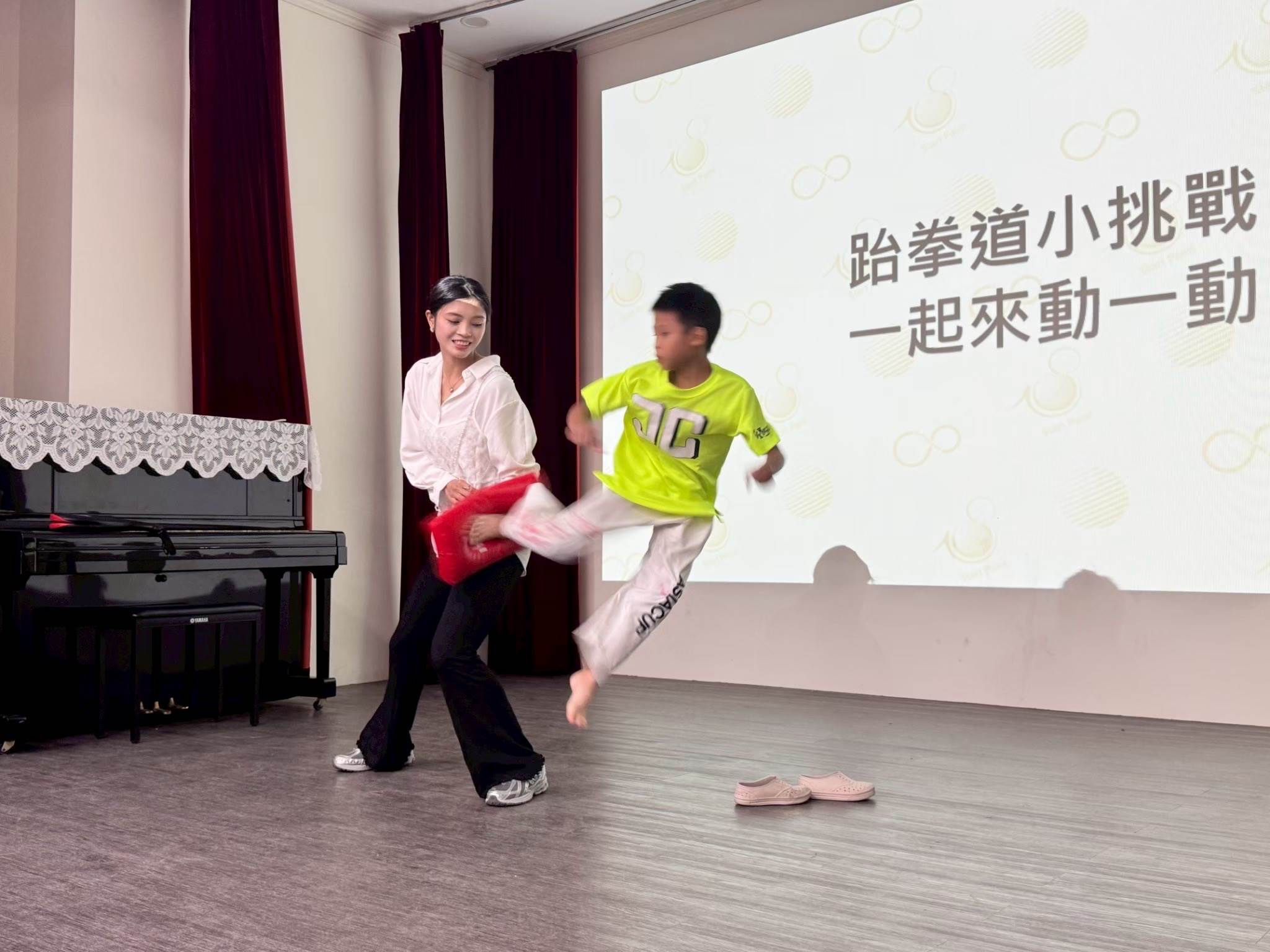 新北運動熱區金牌選手課程_蘇柏亞跆拳道講座與互動體驗