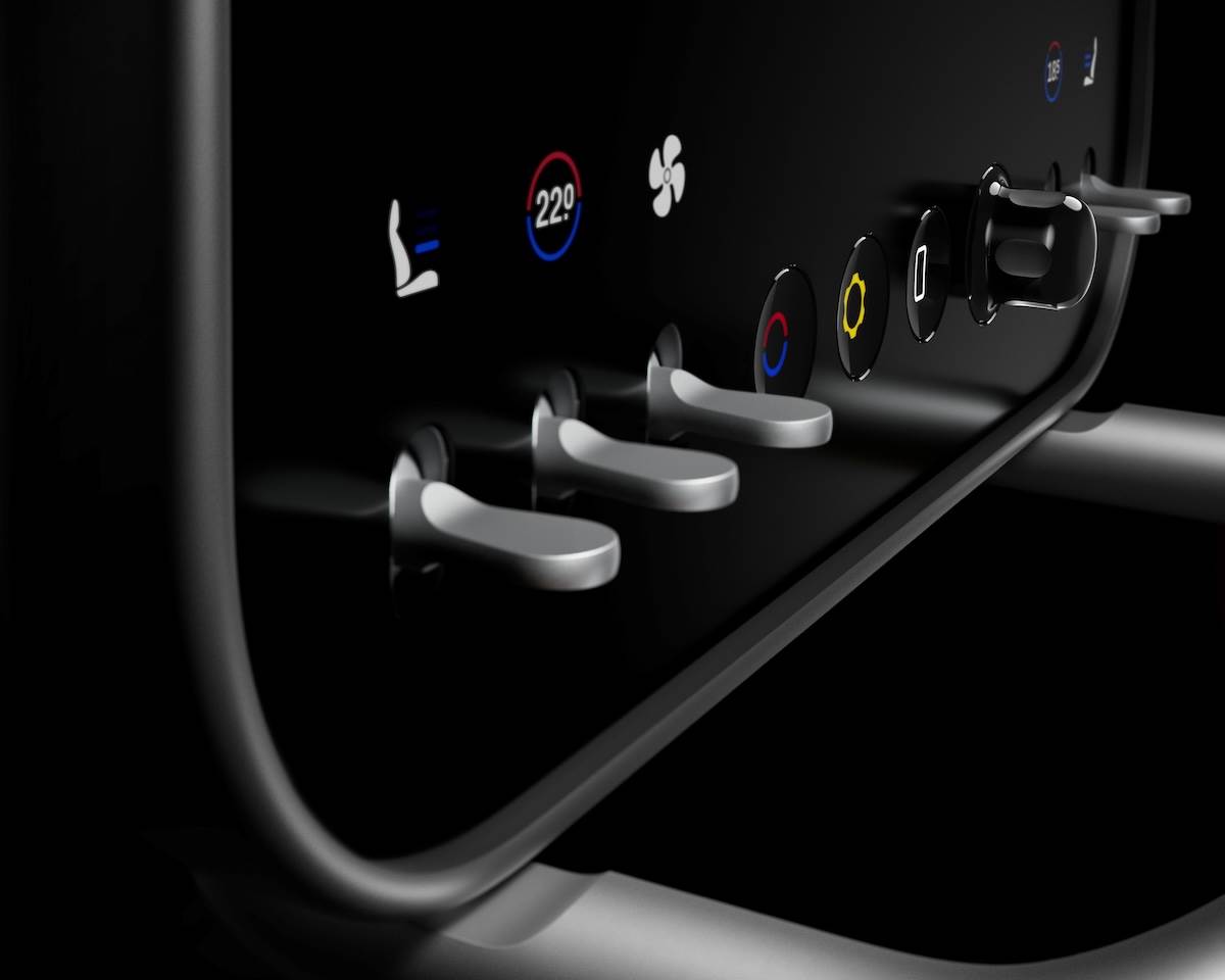 車輛保留大量實體按鍵。（圖／Ferrari提供）