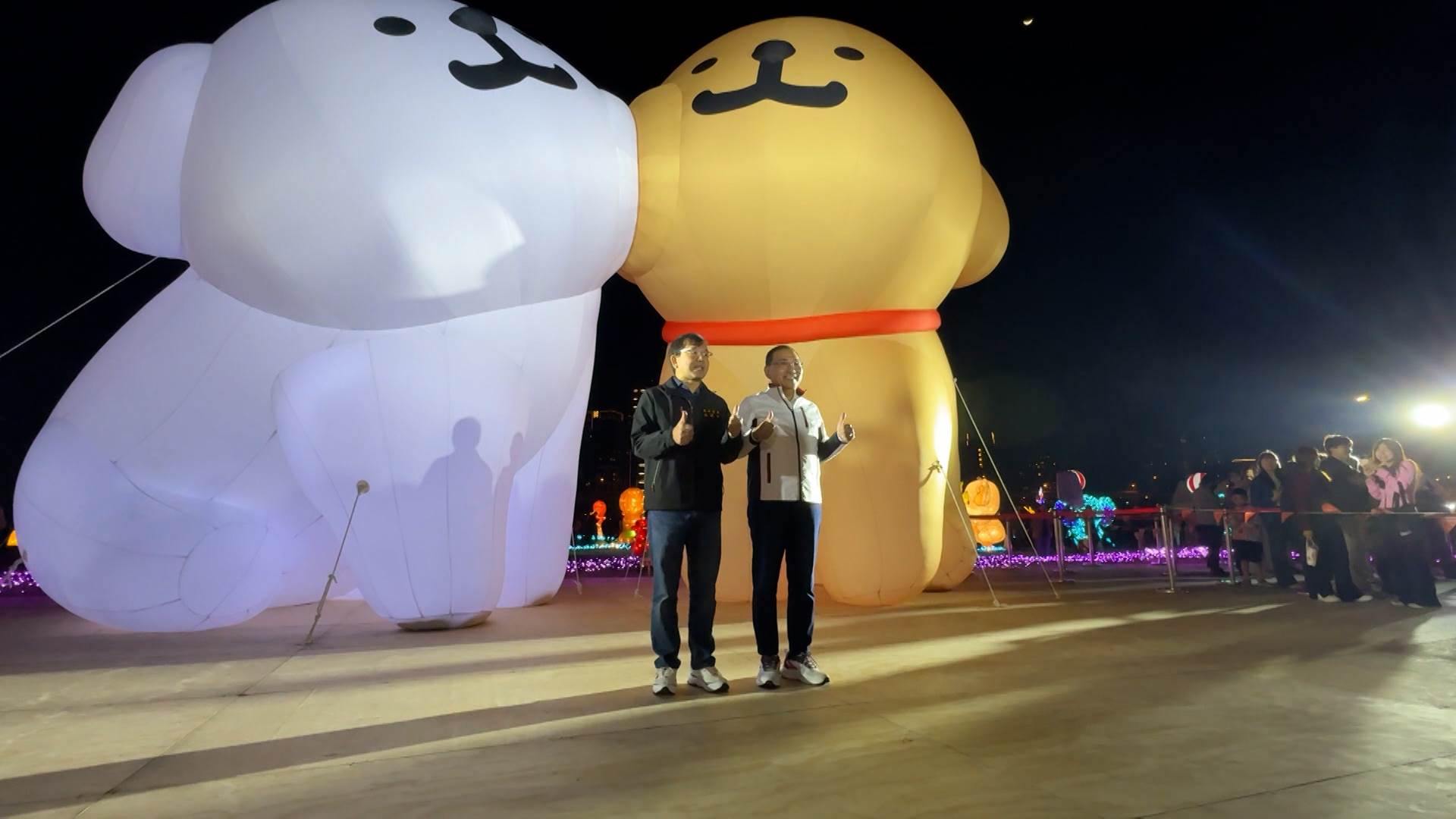  超人氣 IP「線條小狗」跨界聯名，成為親子族群打卡熱點。（圖／東森新聞） 