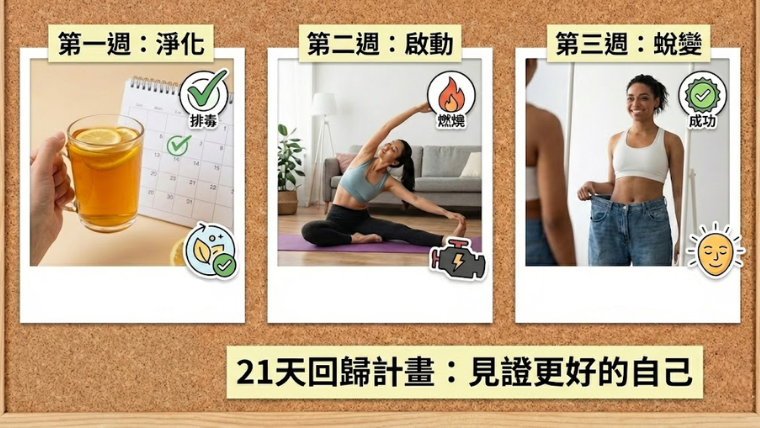 「十時塑孅檸茶」陪伴你度過關鍵21天。（圖／業者提供）