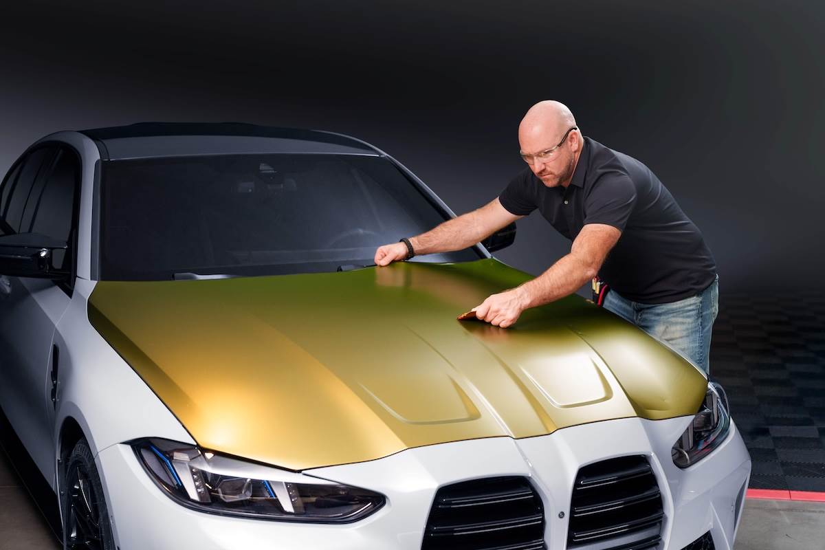 3M車身改色膜2080系列適合進行局部線條改色與創意線條設計。(圖/3M提供)