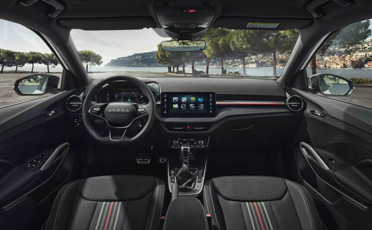 Fabia 130在內裝配置上更加運動化，讓車主可以感受到些微的RS氛圍。（圖／Škoda提供）