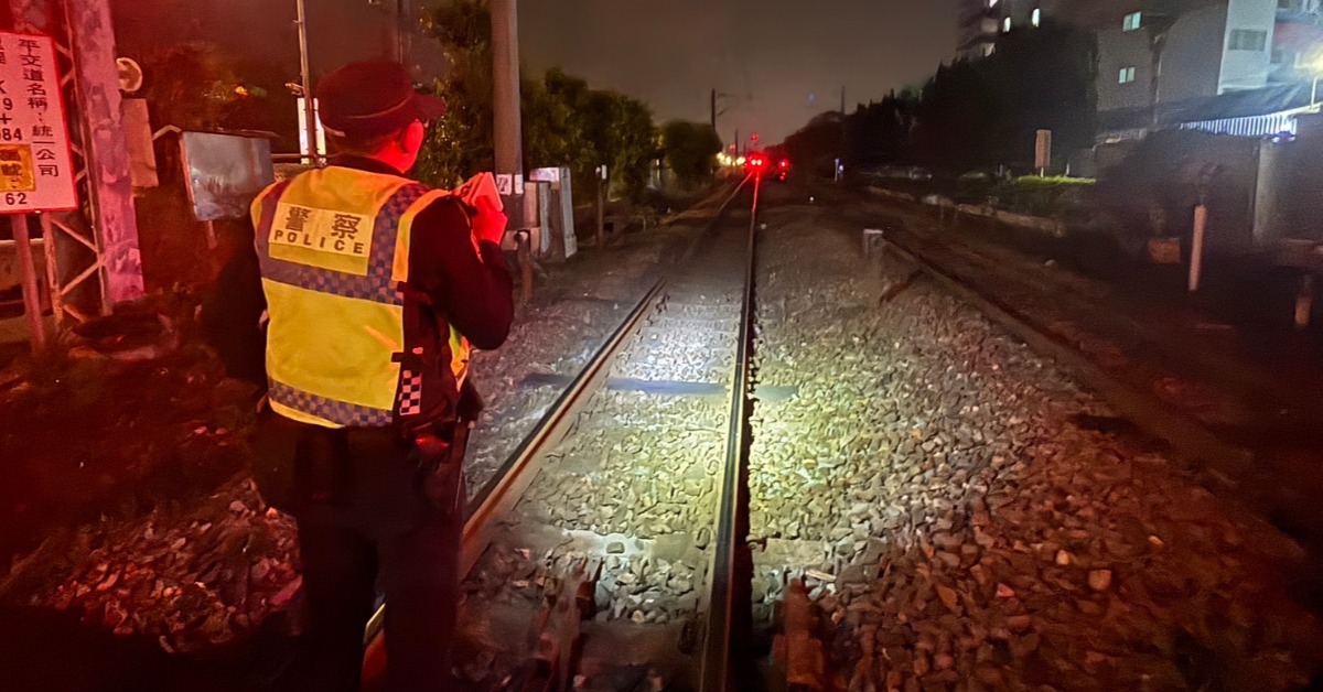 21歲男闖軌道 遭自強號撞擊「頭骨嚴重變形」送醫不治