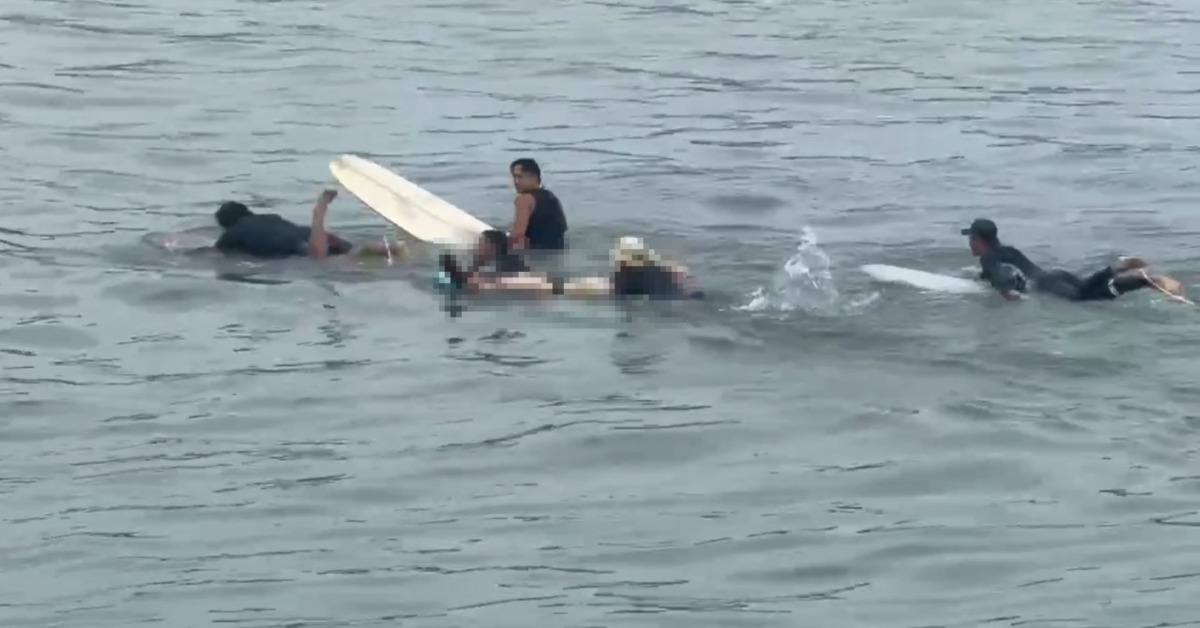 撿釣具落海！衝浪客「衝浪板接力救人」男送醫仍不治