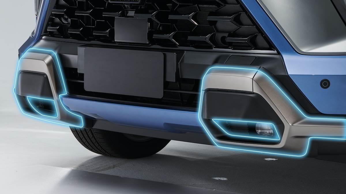 前保桿空力套件。（圖／中華提供）