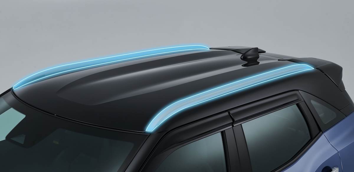 車頂造型飾條。（圖／中華提供）