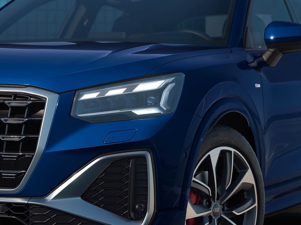 全車系標配「Matrix LED矩陣式頭燈組」。(圖/台灣奧迪提供)