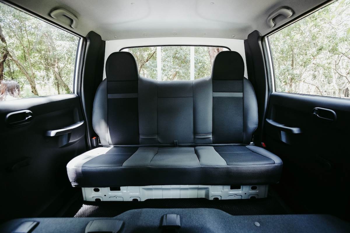 雙廂車型有提供後座。（圖／台灣森那美起亞提供）