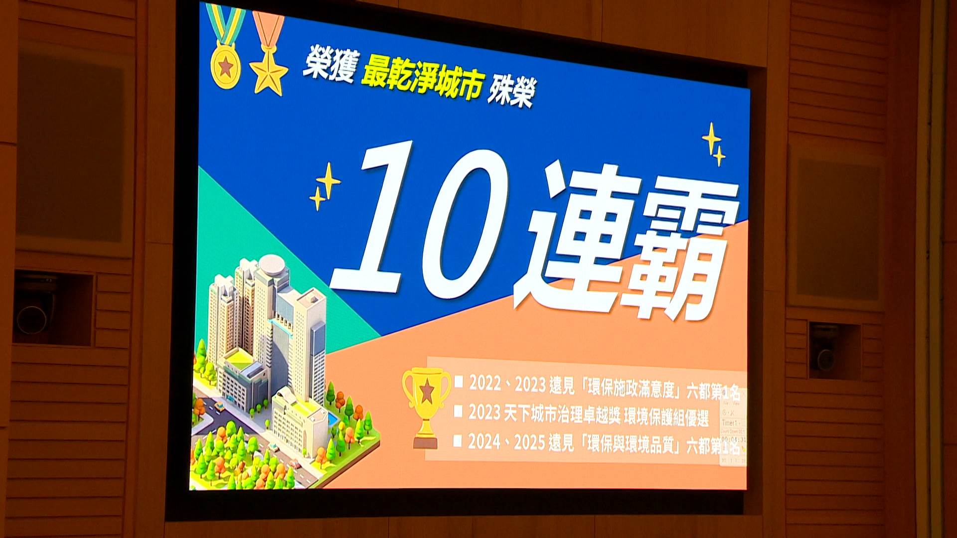 新北市連續十年榮獲最乾淨城市殊榮。（圖／東森新聞）