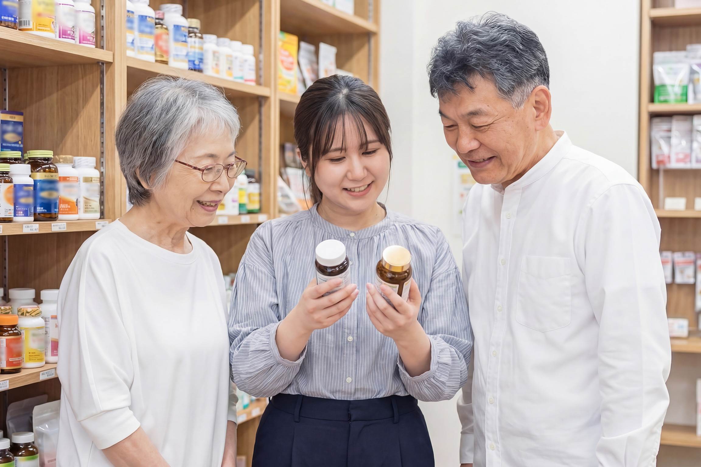 建議可以為長輩挑選含有內消旋玉米黃素搭配葉黃素、玉米黃素的保健食品。（圖／AI生成）