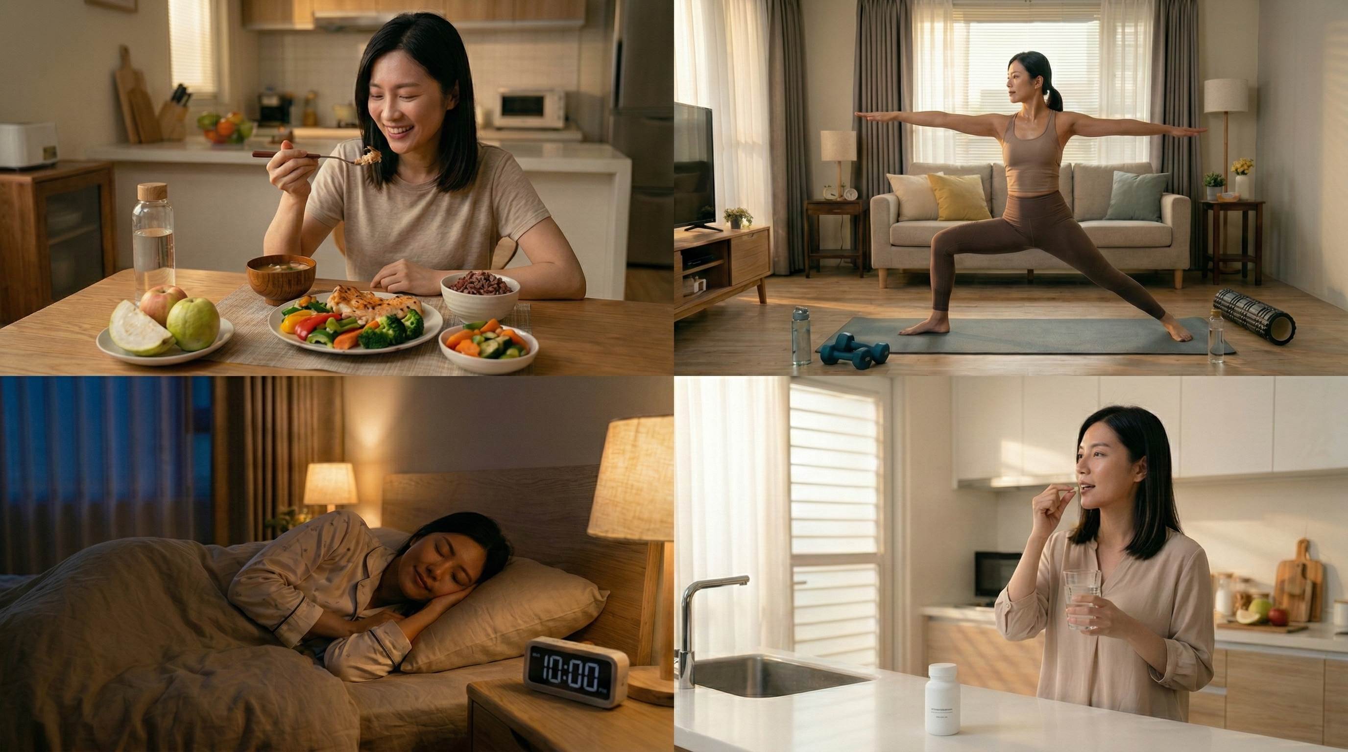 積極生活自我管理，是對抗「糖胖症」最佳的主動防禦。（圖／AI生成）