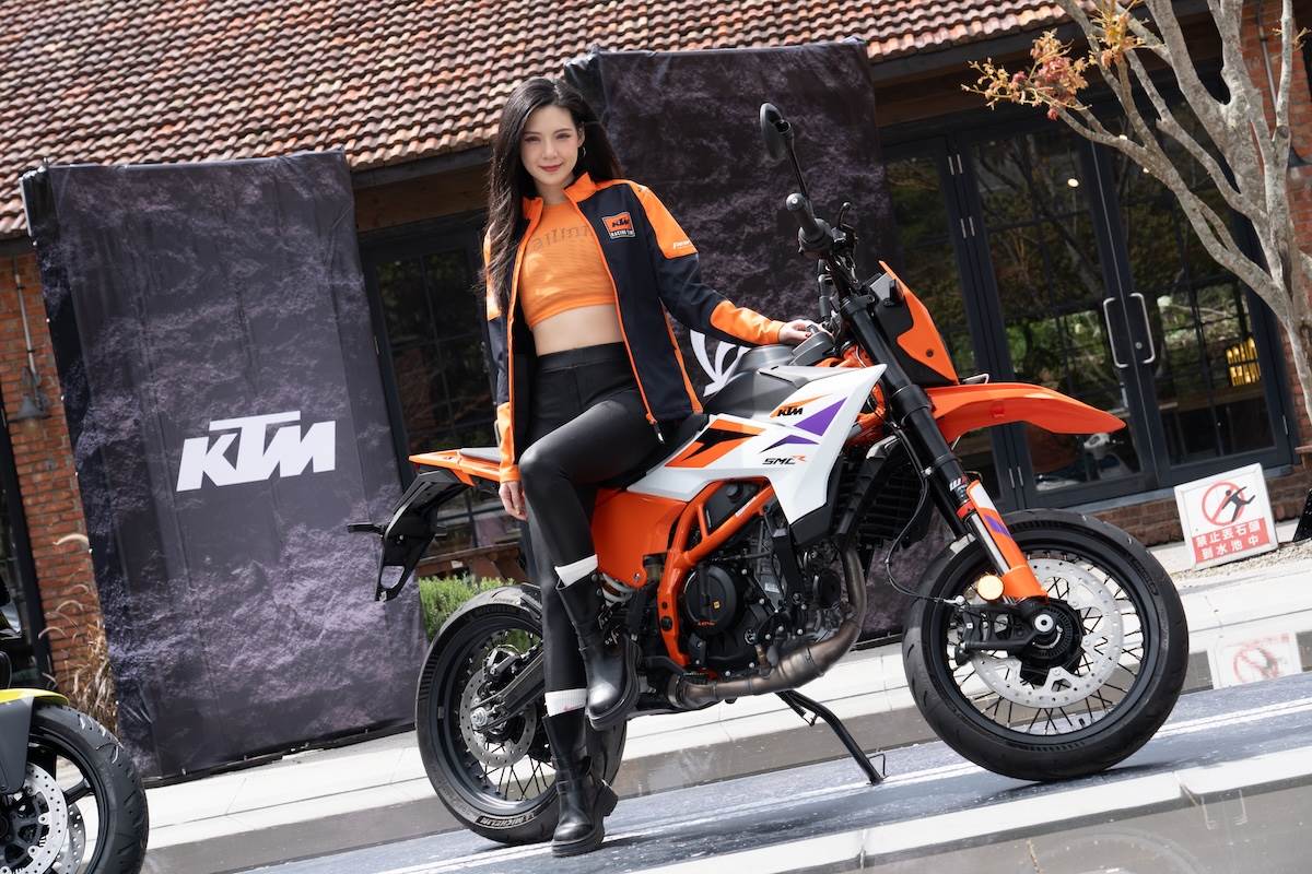 KTM 390 SMC R。（圖／林昱丞攝影）