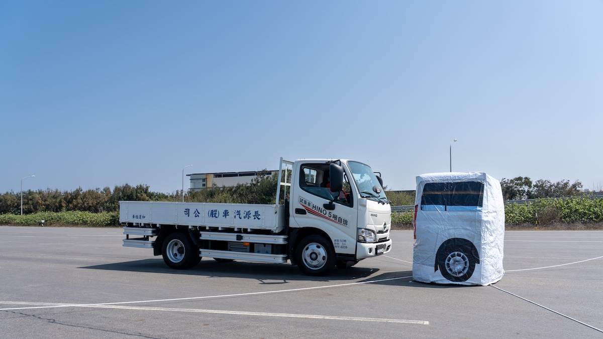 PCS預警式防護系統測試。（圖／林昱丞攝影）