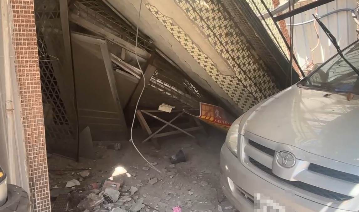 鄰近住戶表示，事發當下聽到「砰」一聲巨響。（圖／東森新聞）