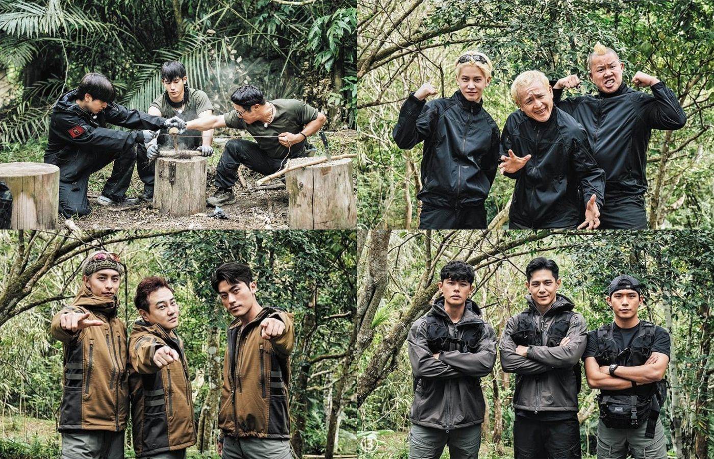 《生存王2》找來韓國、台灣、日本及馬來西亞四隊各三位藝人方式進行競技比賽。（圖／朝鮮TV）