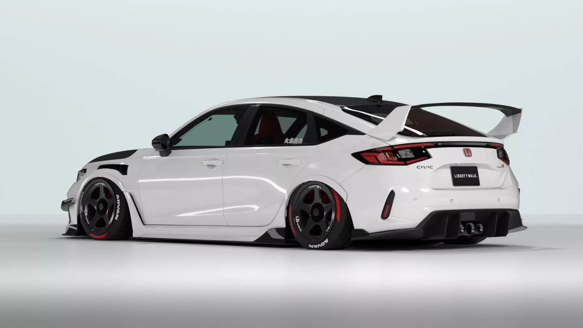 這套改裝品有著FRP以及碳纖維兩種材料，提供給不同預算的消費者相異的選擇。（圖／Liberty Walk提供）