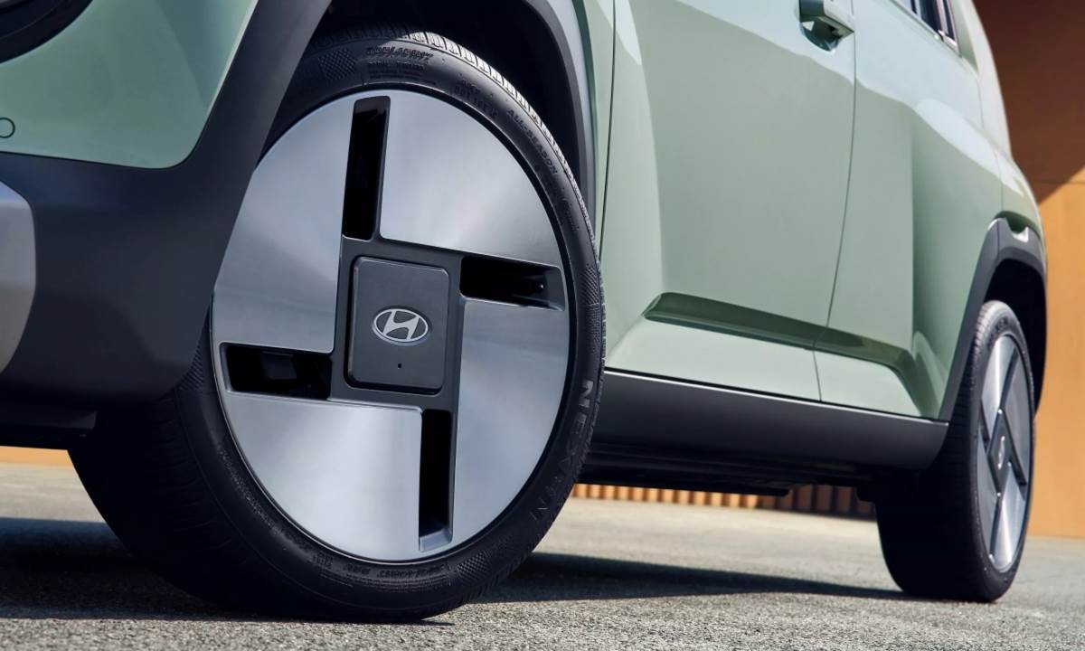 17吋的輪圈強化了空氣力學表現，同時也讓這輛車擁有更強大的氣場。（圖／現代提供）