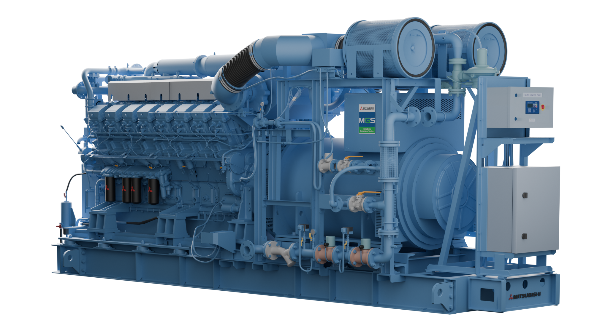 三菱燃氣發電機提供電能新選項,支持企業能源轉型。(圖/業者提供)