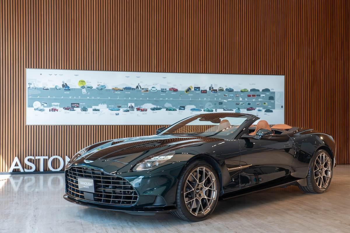 Aston Martin Vanquish Volante 60th Anniversary Edition。（圖／林昱丞攝影）