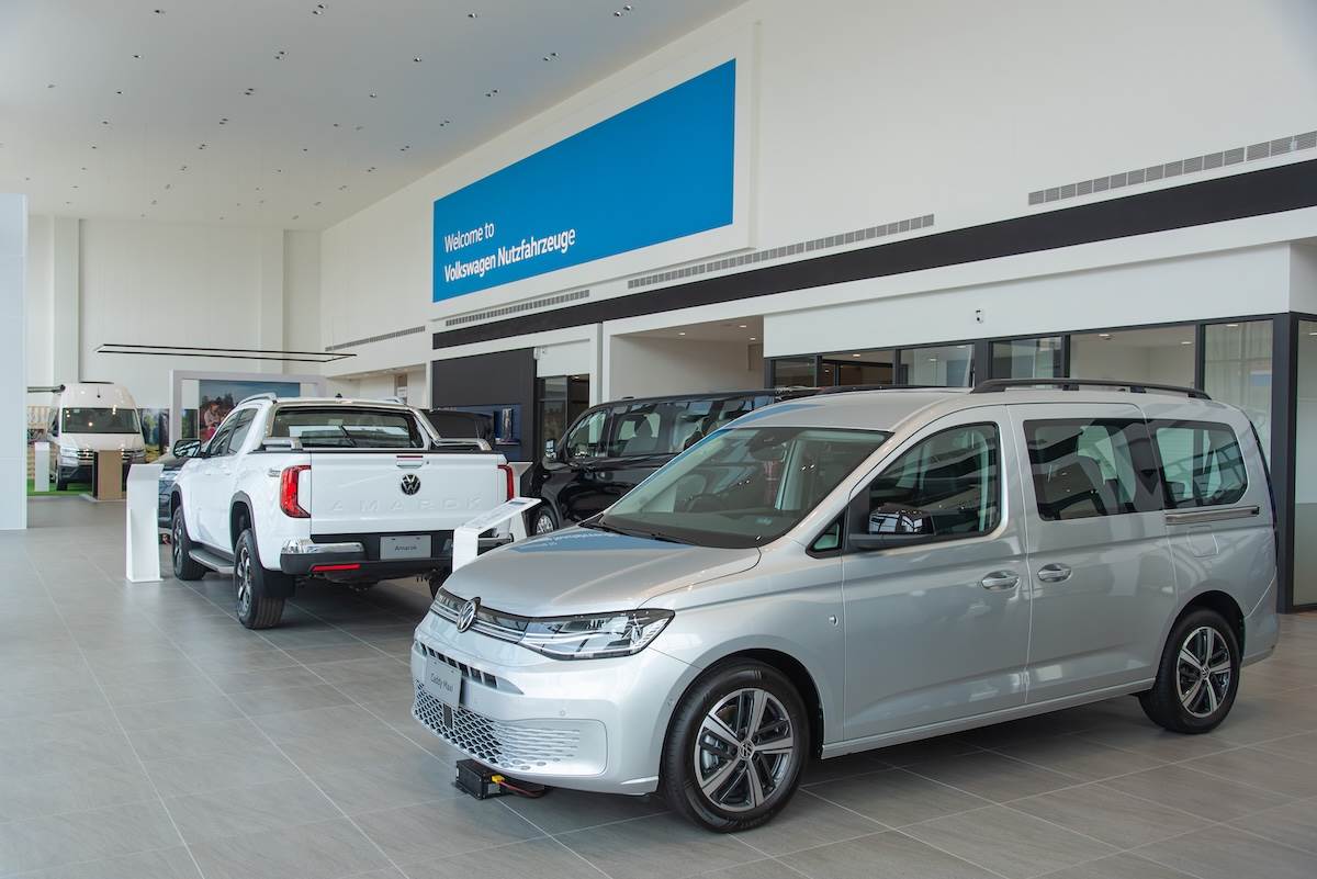 台灣福斯商旅台南旗艦展示中心佔地為1,380坪,為亞洲最大的福斯商旅展示中心。(圖/台灣福斯商旅提供)