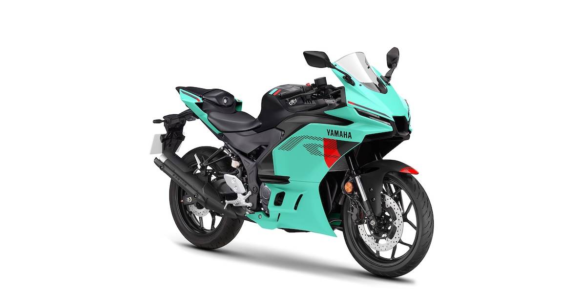 YZF-R3 Mint Green Matt Black 薄霧青。(圖/台灣山葉提供)
