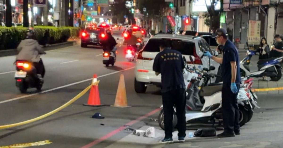 台中市街頭昨（27）日晚間驚傳恐怖情殺命案。（圖／東森新聞）