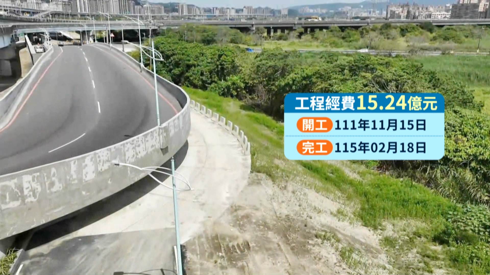 這項投入15.24億元的加高工程，歷經三年克服種種困難，終於在115年2月 18日順利完工。（圖／東森新聞）