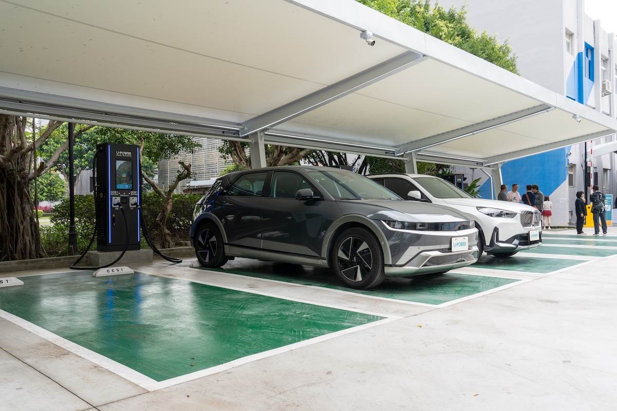 CCS1充電席位6席。(圖/林昱丞攝影)