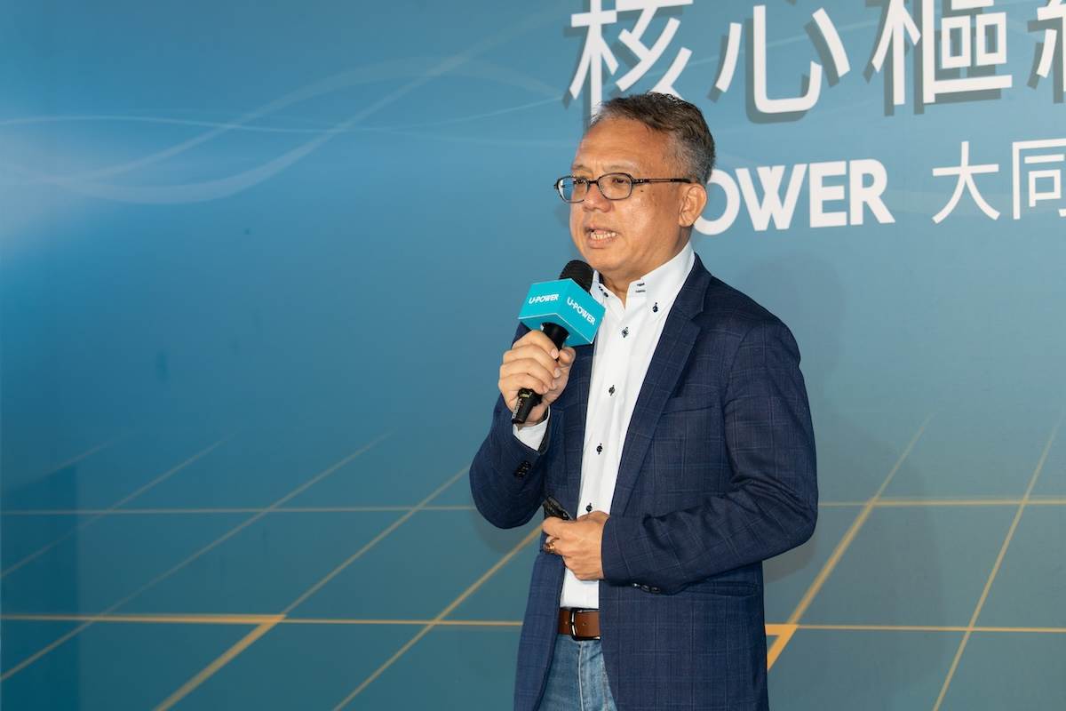U-POWER董事長陳鵬旭。(圖/林昱丞攝影)