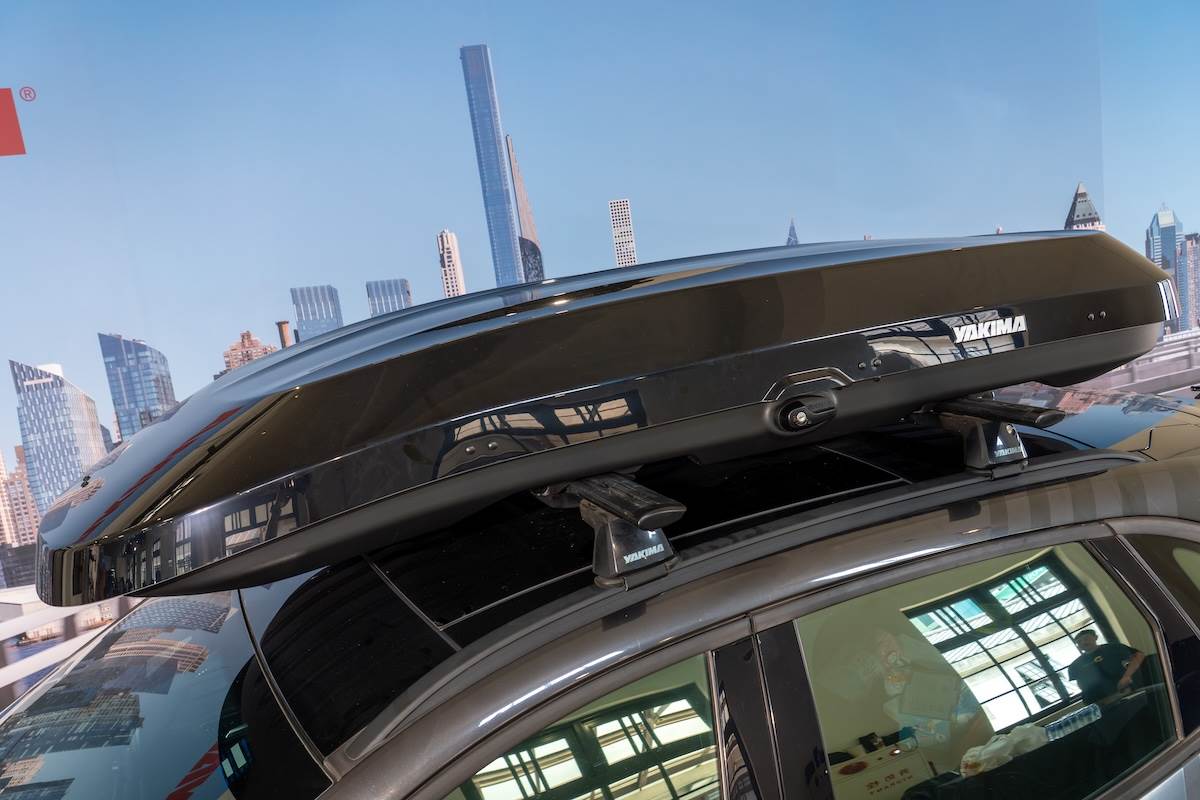 隧道型車頂箱預計今年中上市。（圖／林昱丞攝影）