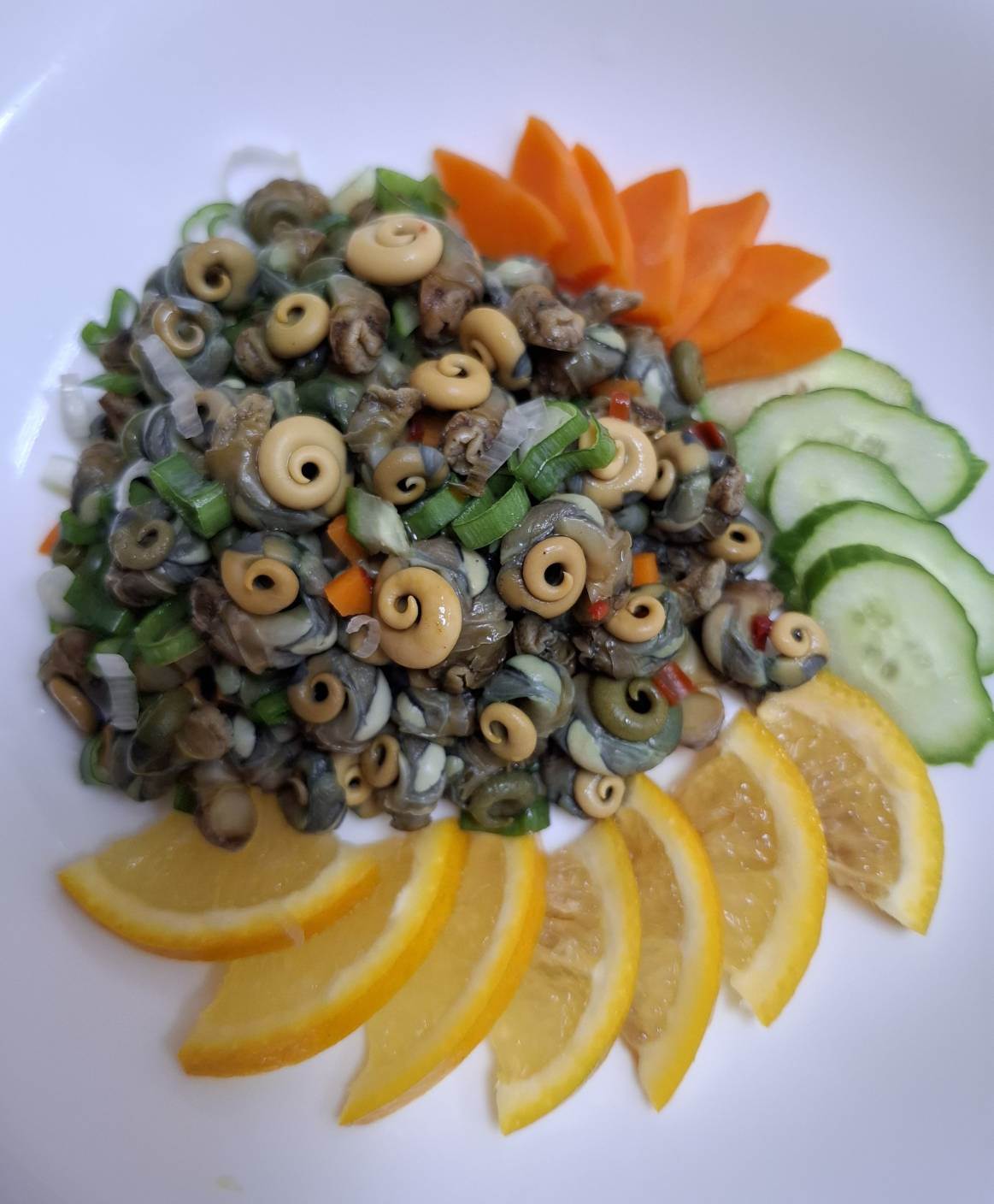 煮熟後的珠螺，鮮味十足。（圖／業者提供）