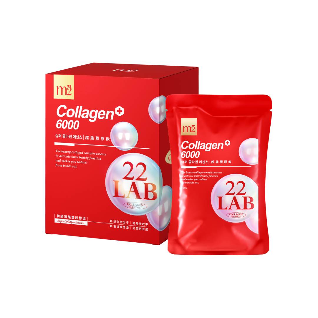 m2美度超能膠原飲 一盒8包 售價$1380 ，一包蘊含6000毫克濃密型雙胜膠原，為美麗與健康撐起最穩固的「隱形鋼筋」，日常守住健康底蘊。